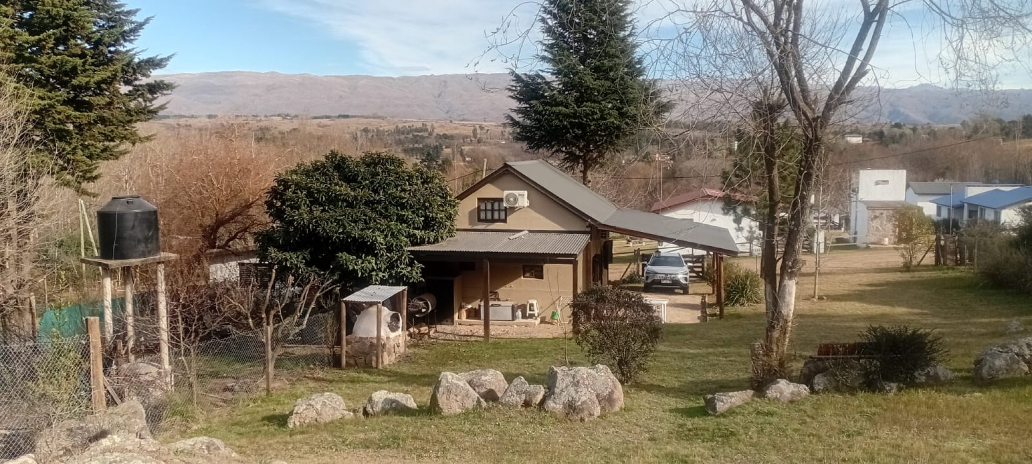 Cabaña Venta Yacanto 2 dormitorios Ubicacion Exclusiva Buenas Vistas Luz Agua Escritura Amplio Terreno