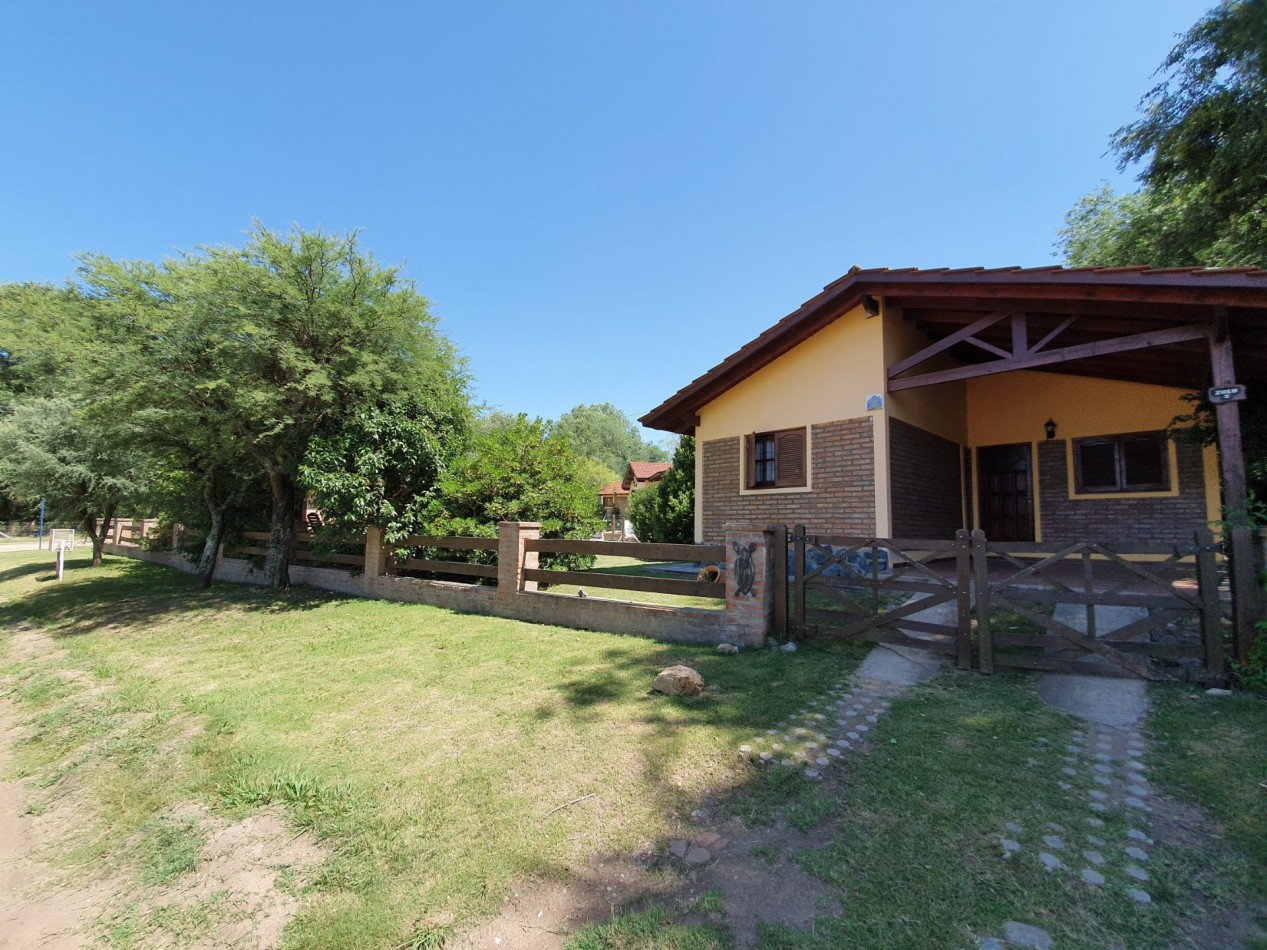 6 Cabañas Venta Santa Rosa de Calamuchita B° Loma Hermosa 200 metros Rio 600 metros Centro Piscina Luz Agua Escritura 