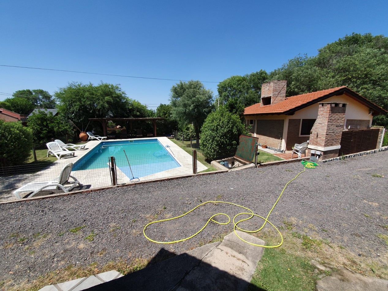 6 Cabañas Venta Santa Rosa de Calamuchita B° Loma Hermosa 200 metros Rio 600 metros Centro Piscina Luz Agua Escritura 