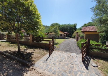 6 Cabañas Venta Santa Rosa de Calamuchita B° Loma Hermosa 200 metros Rio 600 metros Centro Piscina Luz Agua Escritura 